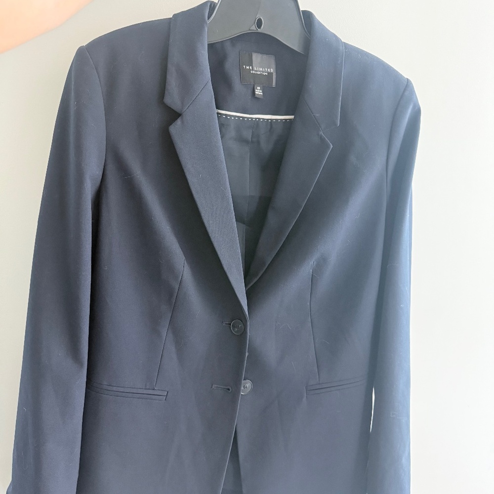 The Limited Collection 2 piece navy women’s pant suit and jacket